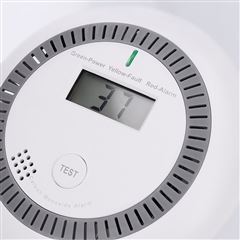 Solight detektor spalín CO + alarm, 85dB, 3x AA batéria