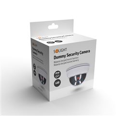 Solight maketa bezpečnostnej kamery, na strop, LED dióda, 3 x AA