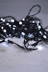 Solight LED vianočná reťaz, 500 LED, 50m, prívod 5m, IP44, biela