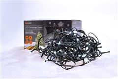 Solight LED vianočná reťaz, 500 LED, 50m, prívod 5m, IP44, biela