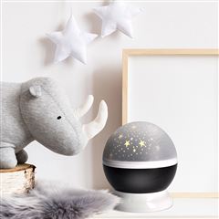 Solight LED  projekčná guľa, multicolor, 9 režimov, otáčanie, USB, 4x AAA