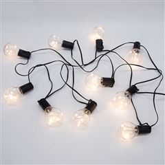 Solight vonkajšia reťaz s dekoratívnym LED žiarovkami, 10x micro LED žiarovka, 3m, 3xAA