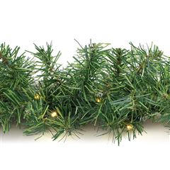 Solight LED vianočná girlanda s ihličím, 5m, 80x LED, časovač, 3xAA, IP44