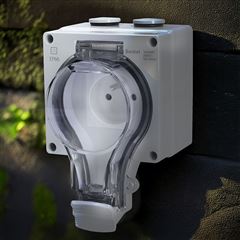 Solight zásuvka IP66, vodotesná a prachotesná
