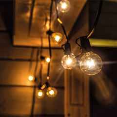 Solight LED vonkajšia reťaz s žiarovkami, 25 žiaroviek, 15m +5m, 750lm, teplá biela