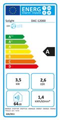 Solight mobilná klimatizácia 12000 BTU, smart WiFi, chladenie, odvlhčovanie, ventilátor