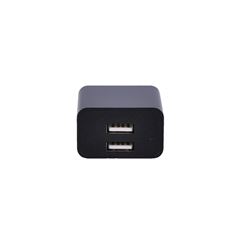 Solight USB nabíjací adaptér, 2x USB, 3100mA max., AC 230V, čierny