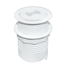 Solight bezdrôtová 15W + USB A+C 20W PD výsuvná nabíjačka, biela