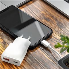Solight USB A+C 20W fast charger