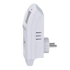 Solight termostaticky spínaná zásuvka, zásuvkový termostat, 230V/16A, režim vykurovania alebo chladenia, rôzne teplotné režimy