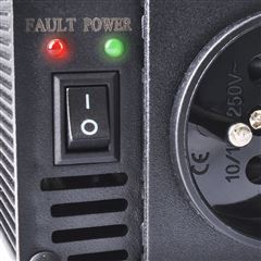 Solight invertor 12V, USB 500mA, kovový, čierny, max. zaťaženie: 200W