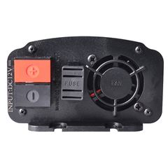 Solight invertor 12V, USB 500mA, kovový, čierny, max. zaťaženie: 300W
