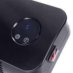 Solight nástenný keramický ohrievač, 2000 W, čierne