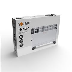 Solight teplovzdušný konvektor 2000W, ventilátor, nastaviteľný termostat