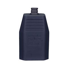 Solight zásuvka plochá 2.5A, priama, IP20, čierna