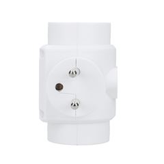 Solight rozbočka, 2,5A + 2x 10A, biela