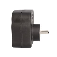 Solight rozbočovač 2 x 16A, USB A+C rychlonabíjačka 20W PD, čierny, vypínač