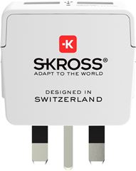 SKROSS cestovný adaptér UK USB do Veľkej Británie, typ G