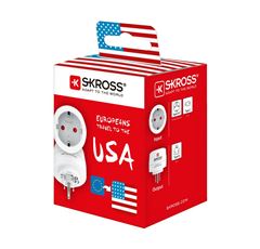 SKROSS cestovný adaptér do Spojených štátov, typ B