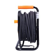 Solight predlžovací prívod - na bubne, 4 zásuvky, 25m kábel guma-neoprén, 3x 2,5mm2, IP44