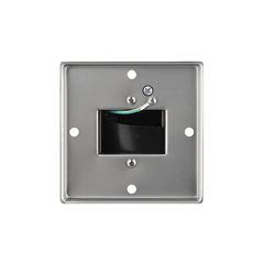 Solight záhradný stĺpik IP44, nerez oceľ, 2 zásuvky, hranol, strieborný