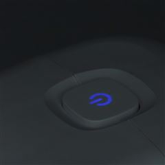 Solight 3z + USB A+C predlžovací prívod - kocka, 2m, 3 x 1mm2, biely, vypínač