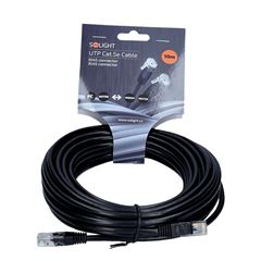 Solight UTP CAT.5E kábel, RJ45 konektor - RJ45 konektor, 10m