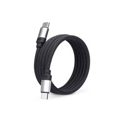 Solight magnetický USB-C 3.1 kábel, USB-C konektor - USB-C konektor, 1m