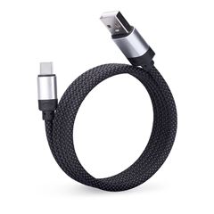 Solight magnetický USB-C kábel, USB 2.0 A konektor - USB-C konektor, 1m