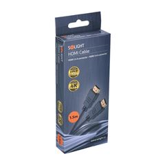 Solight HDMI kábel s Ethernetom, HDMI 1.4 A konektor - HDMI 1.4 A konektor, blister, 1,5m