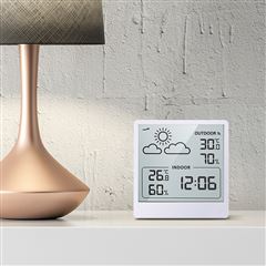 Solight teplomer, farba biela