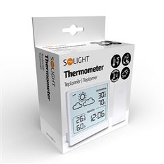 Solight teplomer, farba biela