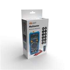 Solight multimeter, max. AC 600V, max. DC 600V/10A, NCV