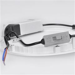 Solight LED mini panel CCT, podhľadový, 12W, 900lm, 3000K, 4000K, 6000K, okrúhly
