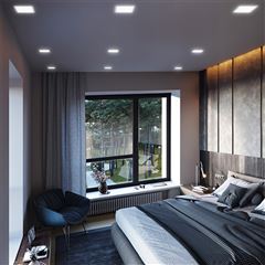 Solight LED mini panel CCT, podhľadový, 24W, 1800lm, 3000K, 4000K, 6000K, štvorcový