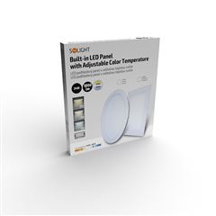 Solight LED mini panel CCT, podhľadový, 24W, 1800lm, 3000K, 4000K, 6000K, štvorcový