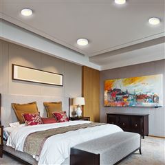 Solight LED mini panel CCT, prisazený, 18W, 1530lm, 3000K, 4000K, 6000K, okrúhly