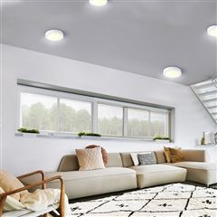 Solight LED mini panel CCT, prisazený, 24W, 1800lm, 3000K, 4000K, 6000K, okrúhly