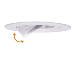 Solight LED podhľadové svietidlo bodové, 5W, 400lm, 3000K, okrúhle,  biele