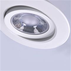 Solight LED podhľadové svietidlo bodové, 5W, 400lm, 3000K, okrúhle,  biele