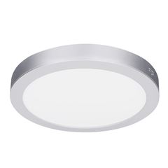 Solight LED mini panel kúpeľňový 2v1, 3CCT, podhľadový / prisadený, 18W, 1530lm, IP54, strieborna, okrúhly
