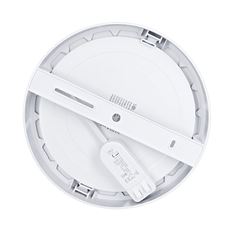 Solight LED mini panel kúpeľňový 2v1, 3CCT, podhľadový / prisadený, 18W, 1530lm, IP54, strieborna, okrúhly