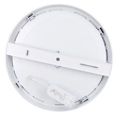 Solight LED mini panel kúpeľňový 2v1, 3CCT, podhľadový / prisadený, 24W, 2040lm, IP54, strieborna, okrúhly