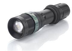 Solight LED kovové svietidlo, 150lm, 3W CREE LED, čierna, fokus, 3 x AAA