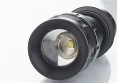 Solight LED kovové svietidlo, 150lm, 3W CREE LED, čierna, fokus, 3 x AAA