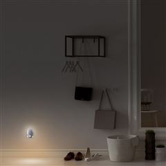 Solight nočné LED svetielko s pohybovým a svetelným sensorom 0,7W, 3000K, 230V