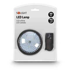 Solight LED svetielko s diaľkovým ovládaním, 5 LED, 3x AA batérie
