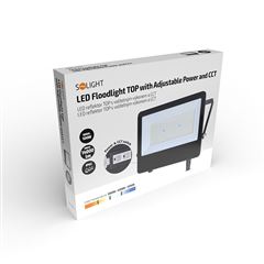 Solight LED reflektor TOP, 100W, max. 14000lm, 3CCT, voliteľný výkon 100/75/50%, IP65, rýchlokonektor