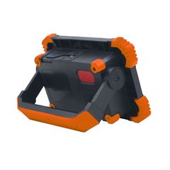 Solight LED reflektor, 10W, prenosný, nabijací, 1000lm, oranžovo-čierny