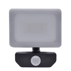Solight LED reflektor Quick so senzorom, 10W, 850lm, 4000K, IP44, čierny